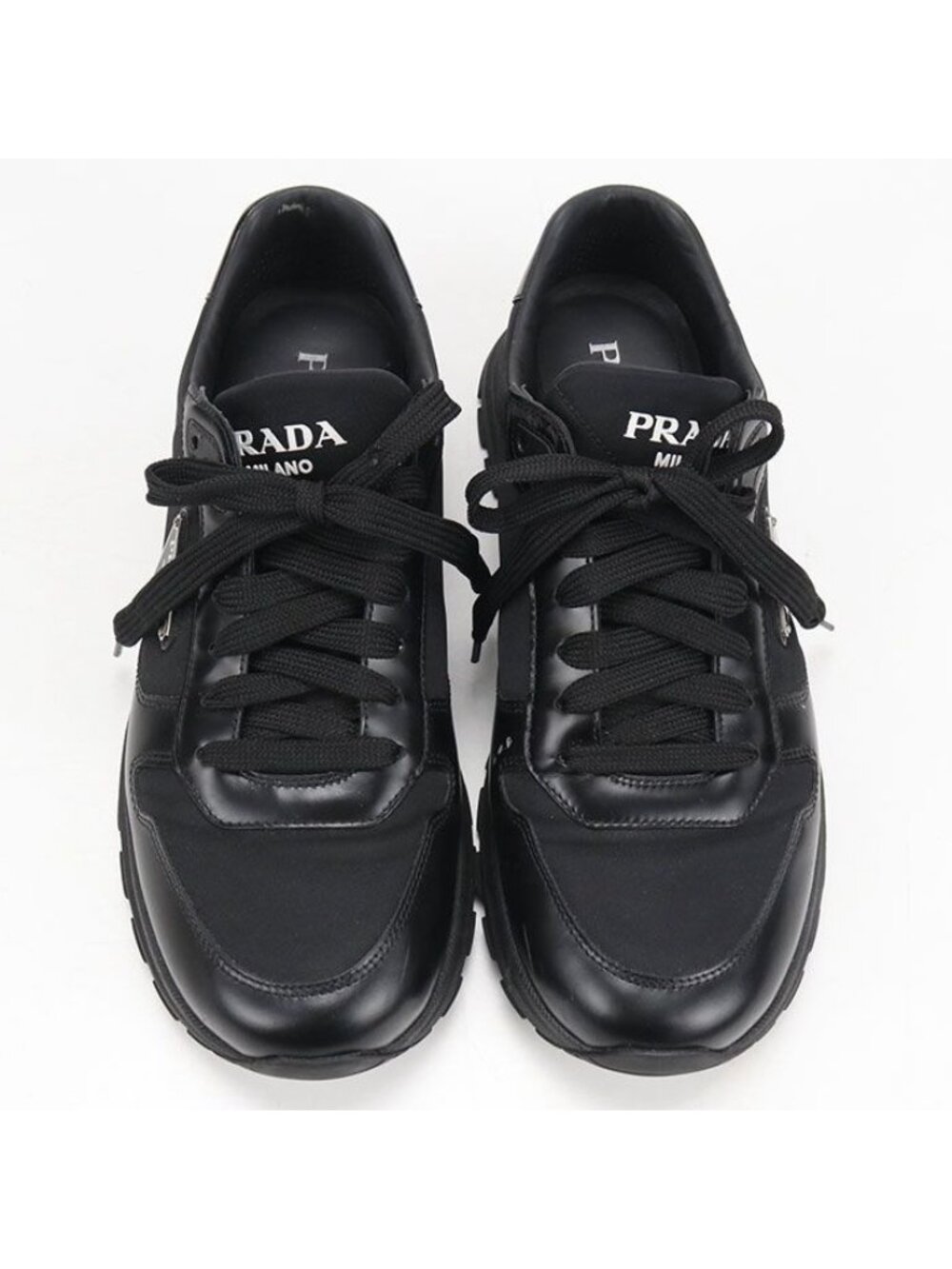 Prada Brushed Leather Sneakers Prax 01 - Picture 10 of 10